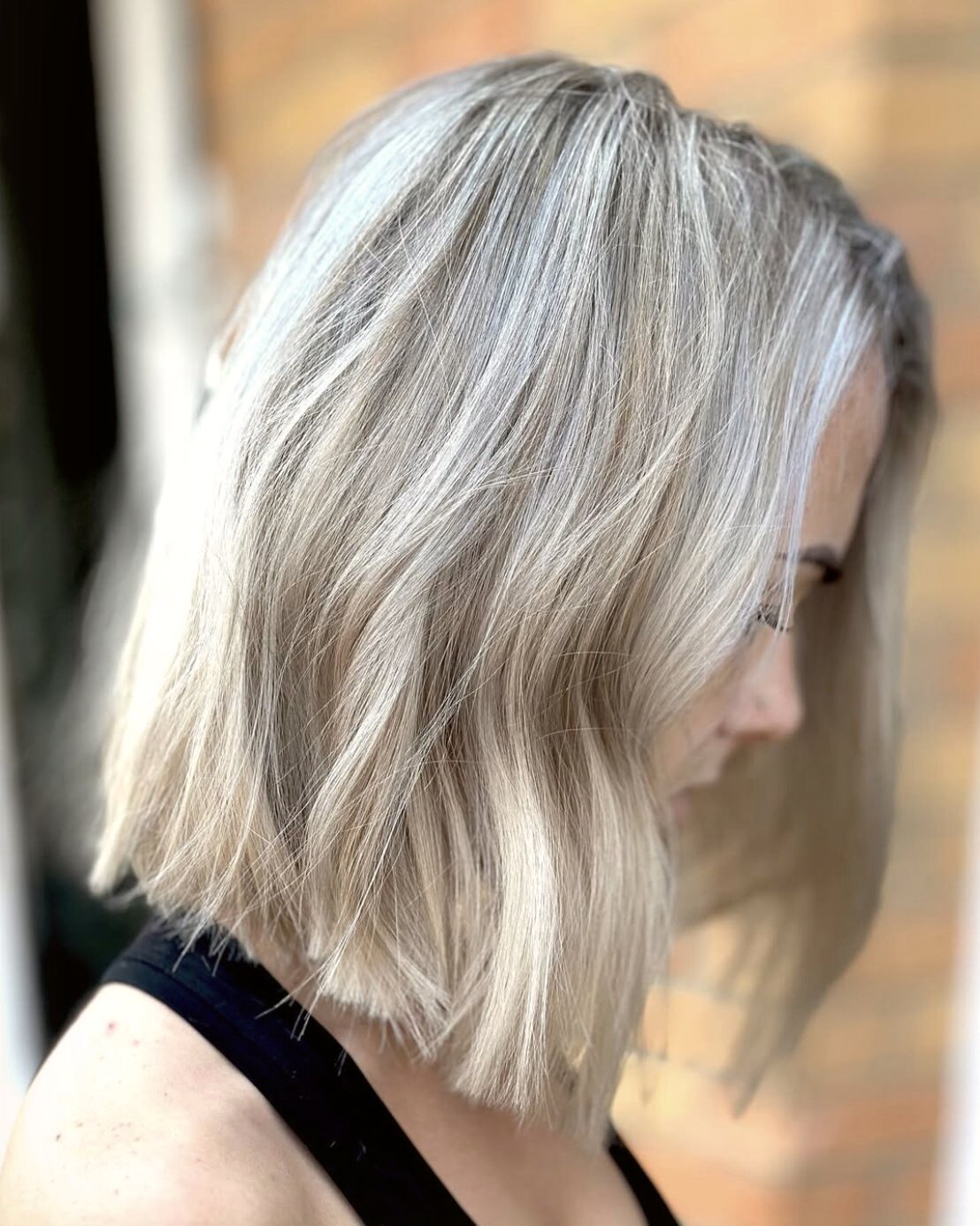 Silver ash bob